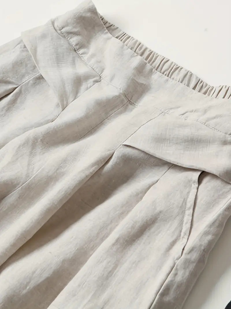 Linen Wide Leg Pant