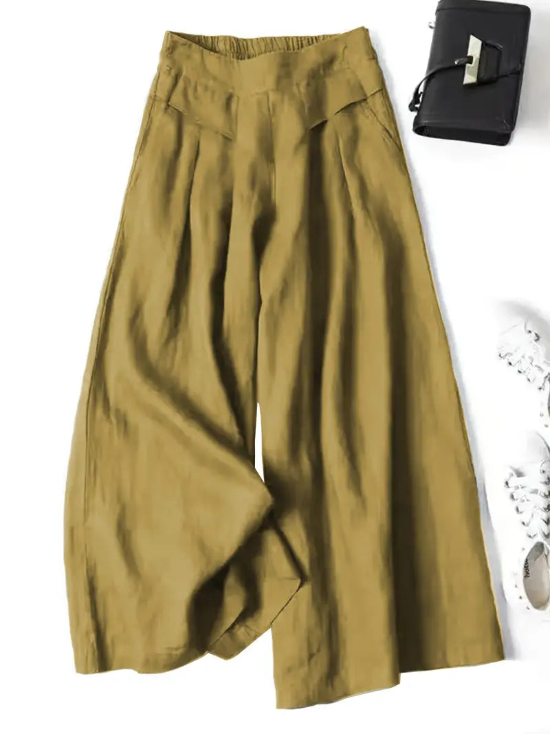Linen Wide Leg Pant
