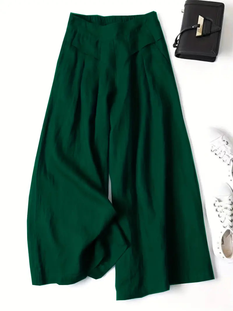 Linen Wide Leg Pant