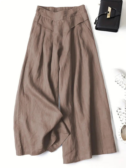 Linen Wide Leg Pant