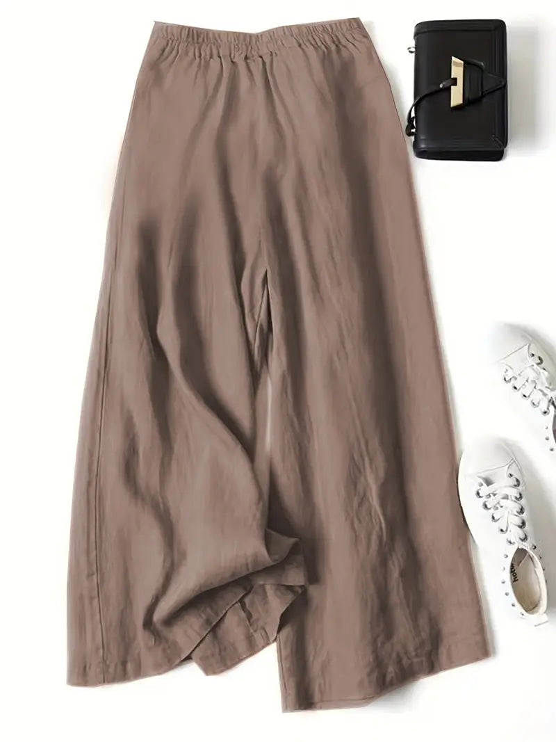 Linen Wide Leg Pant