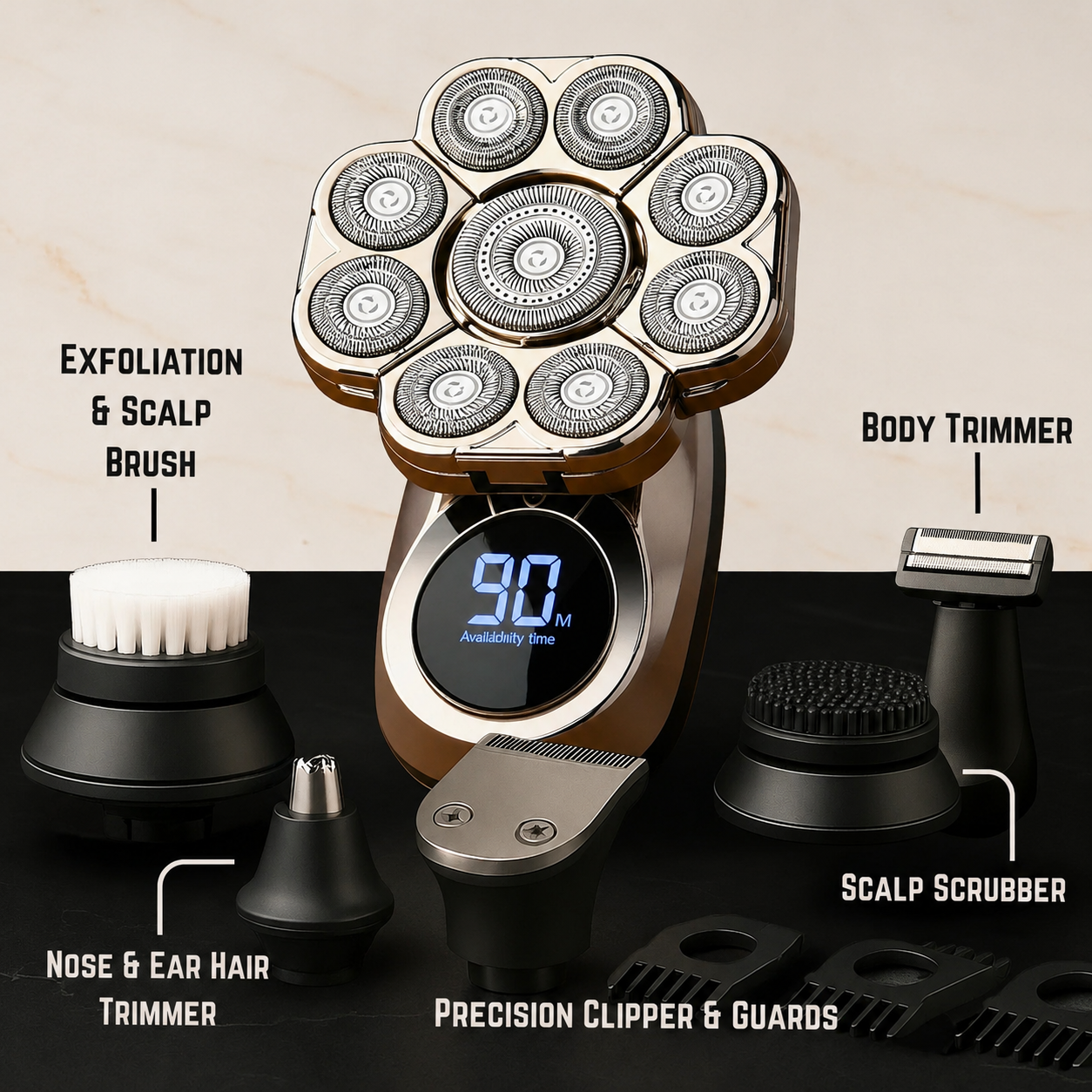 CrownGlide™ Body Shaver [Perfect Bald Look In Minutes]