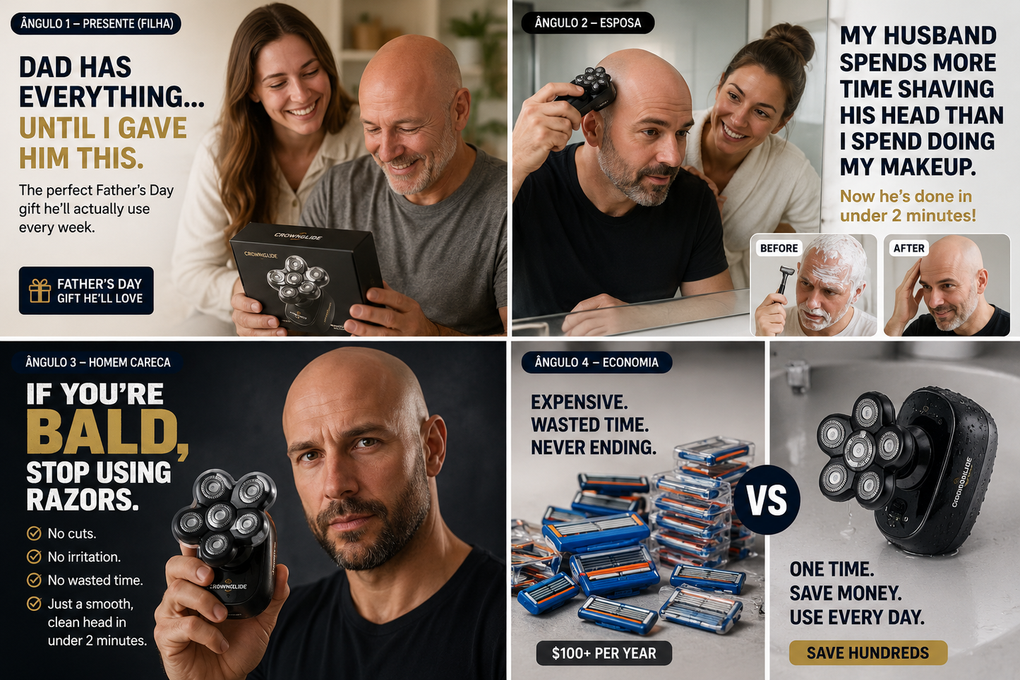 CrownGlide™ Body Shaver [Perfect Bald Look In Minutes]