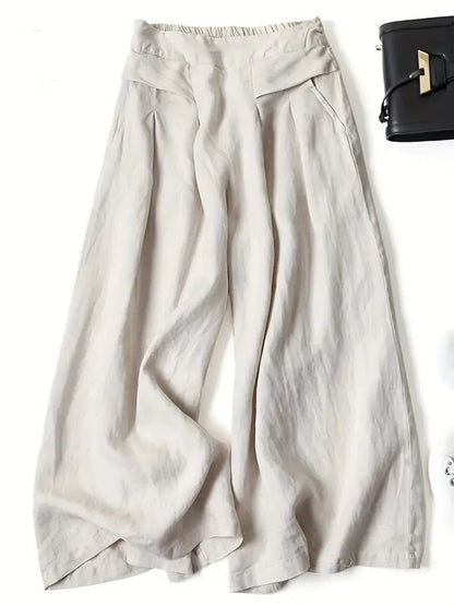 Linen Wide Leg Pant